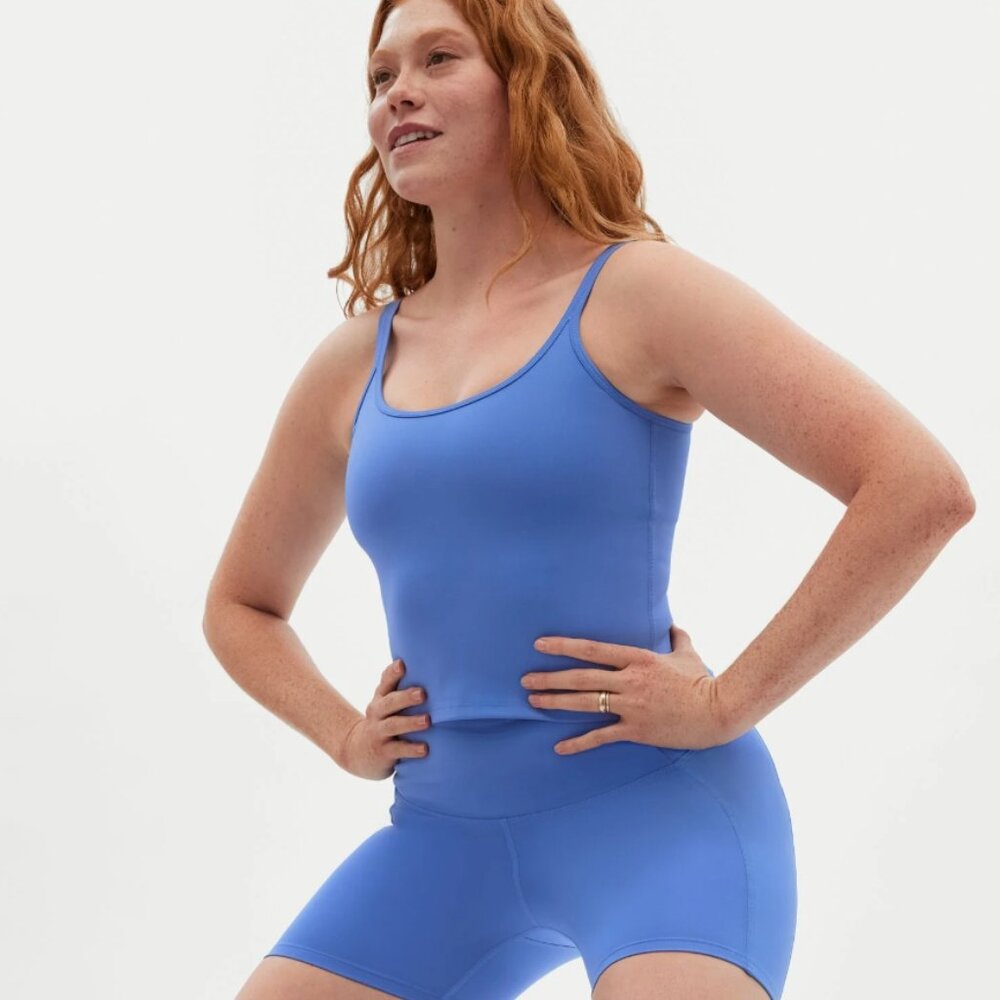 Girlfriend Collective Gemma Scoop Tank in Prism